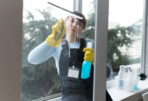 Nettoyage de vitres intérieures et extérieures à Coudray-au-Perche